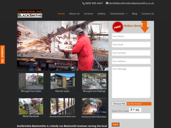 Dunfermline Blacksmiths Fabricators/ Welders