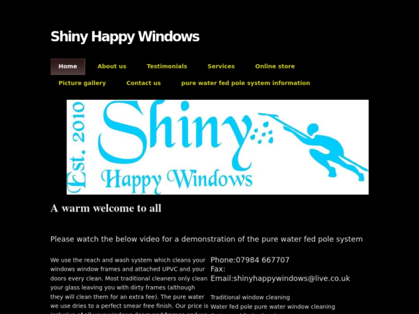 Shiny Happy Windows