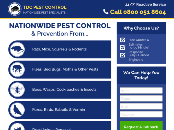 T D C Pest Control Services