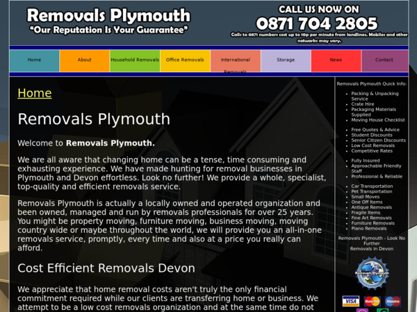 Removals Plymouth