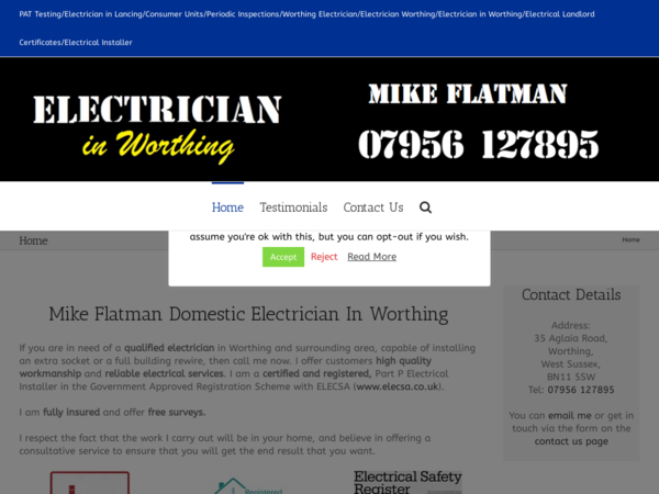 Electrician in Worthing