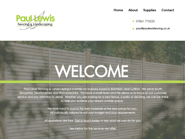 Paul Lewis Fencing & Landscaping