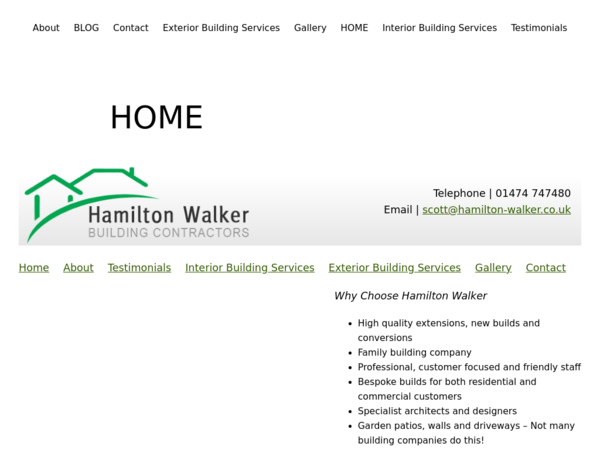 Hamilton Walker Building Contractors