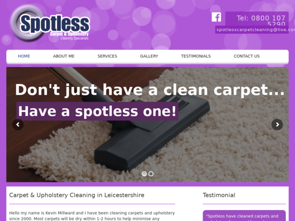 Spotless Carpet and Upholstery Cleaning