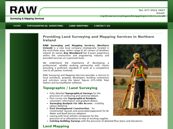 RAW Surveying and Mapping Services