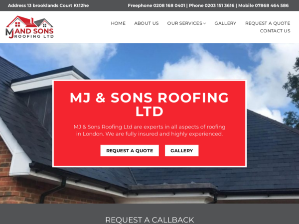 Mj and Sons Roofing Ltd