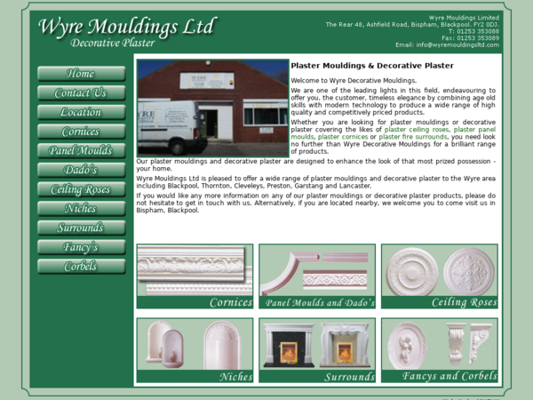 Wyre Decorative Plaster Moulding Ltd