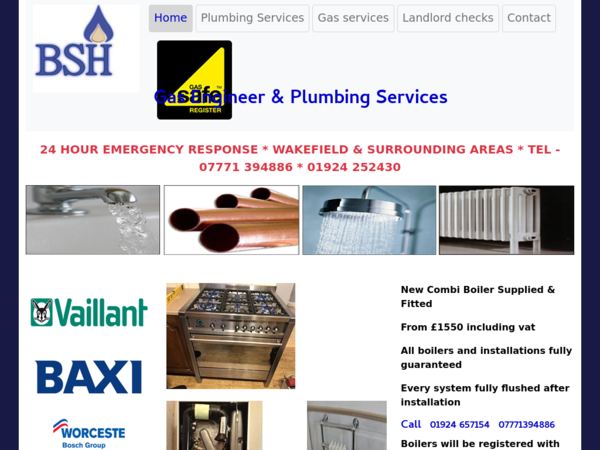 B S H Gas Engineer & Plumbing Service