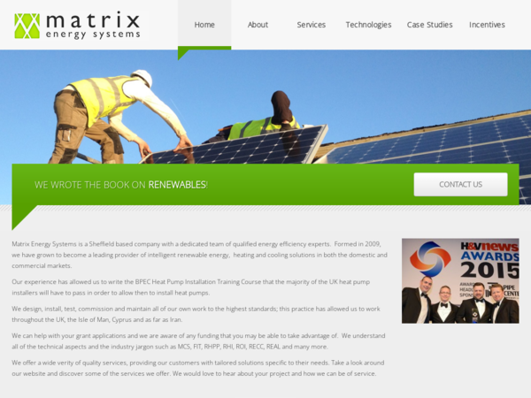 Matrix Energy Systems Ltd