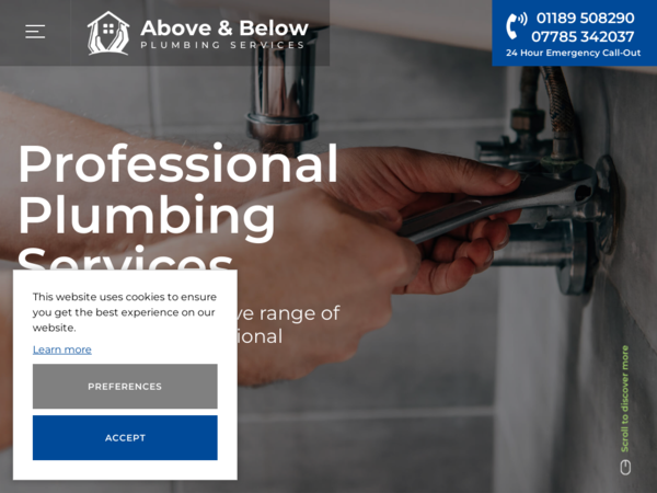 Above and Below Plumbing Services