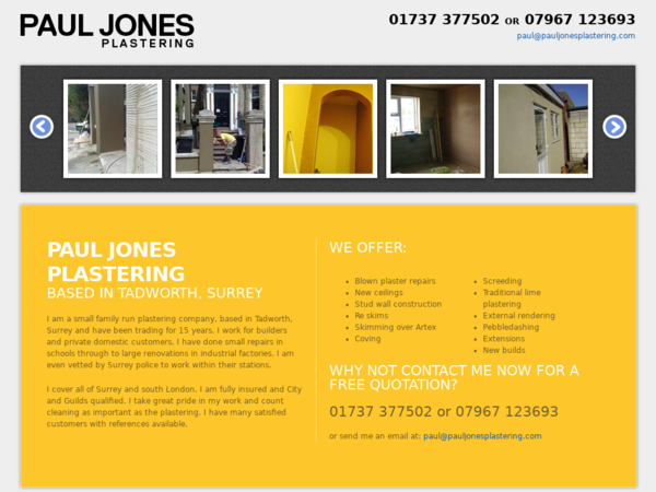 Paul Jones Plastering