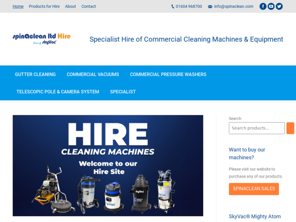 Hire Cleaning Machines