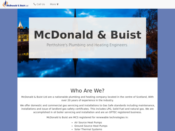 McDonald & Buist Ltd Plumbing and Heating