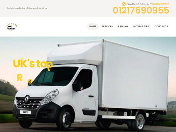 Man and van Removals Leicester UK