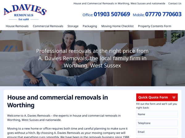 Davies A Removals Ltd