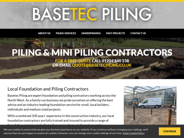 Basetec Construction Ltd – Piling and Underpinning Contractors