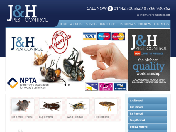 J & H Pest Control
