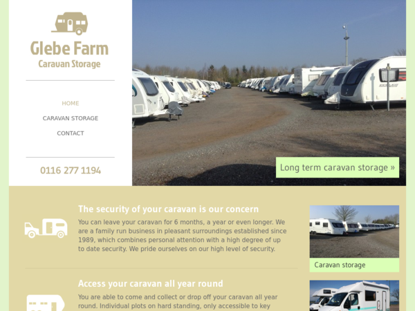 Glebe Farm Caravan Storage