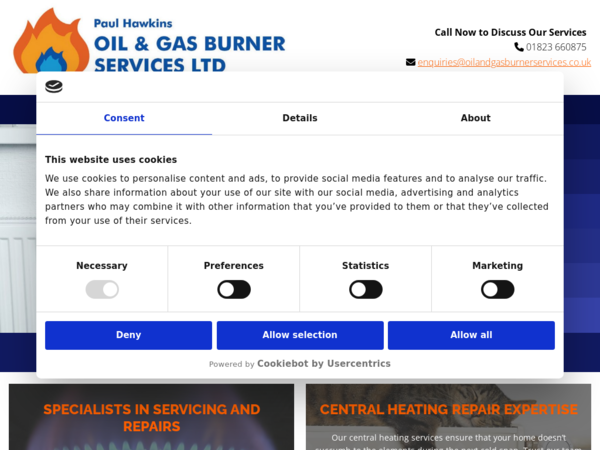 Paul Hawkins Oil & Gas Burner Services Ltd