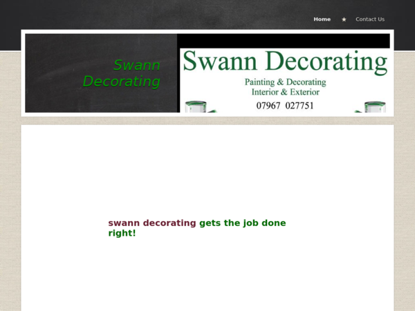 Swann Decorating