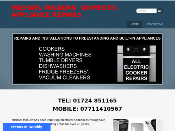 Michael Milburn Domestic Appliance Repairs